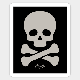 Skull and Cross Bones Sticker